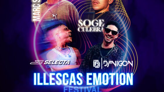 Cartel oficial con todos los artistas del Illescas Emotion Festival 2025