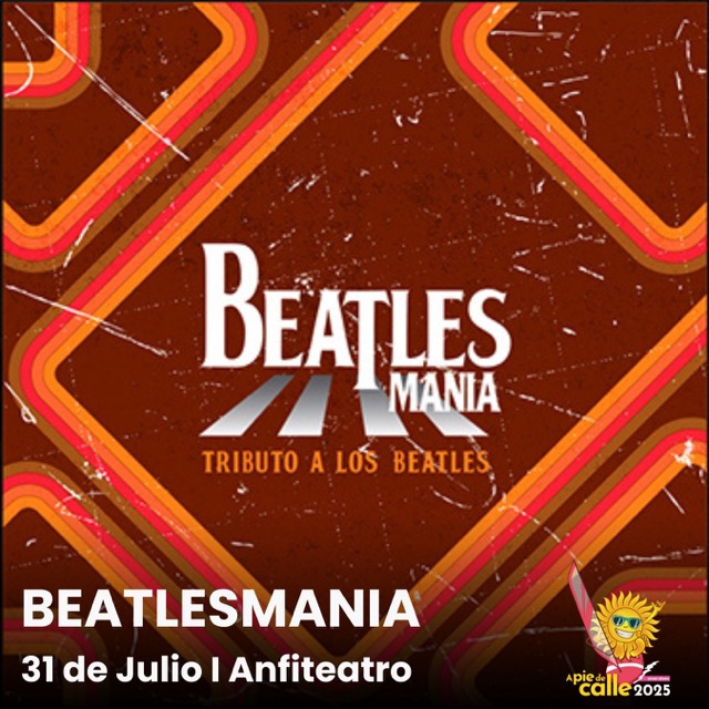 BEATLESMANÍA en concierto en Anfiteatro de Roquetas de Mar el 31 de Julio de 2025.