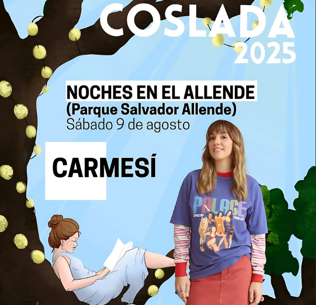 Concierto de Carmesí en Coslada 2025 dentro del ciclo Noches en el Allende.