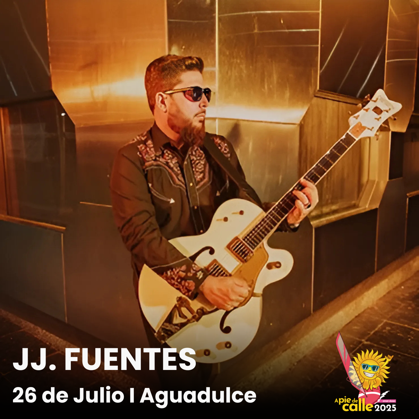 JJ FUENTES en concierto en Aguadulce de Roquetas de Mar el 26 de Julio de 2025.