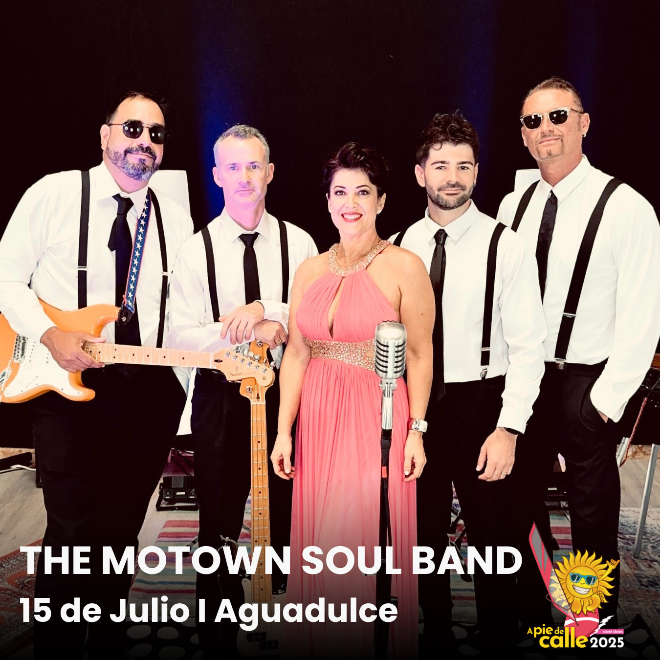 THE MOTOWN SOUL BAND en concierto en Aguadulce de Roquetas de Mar el 15 de Julio de 2025.